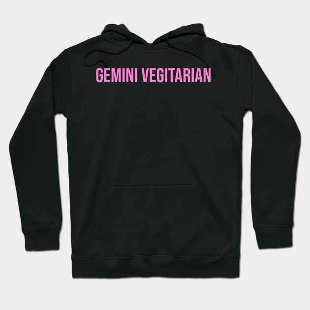 Gemini Vegitarian Hoodie by Asilynn